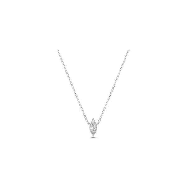 Sara Weinstock 18k White Gold Diamond Necklace 1/3 ct. tw.