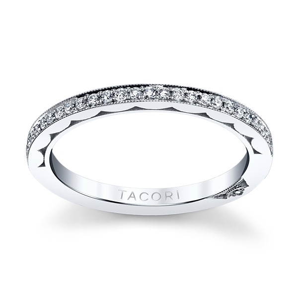 Tacori Platinum Diamond Wedding Band 1/6 ct. tw.