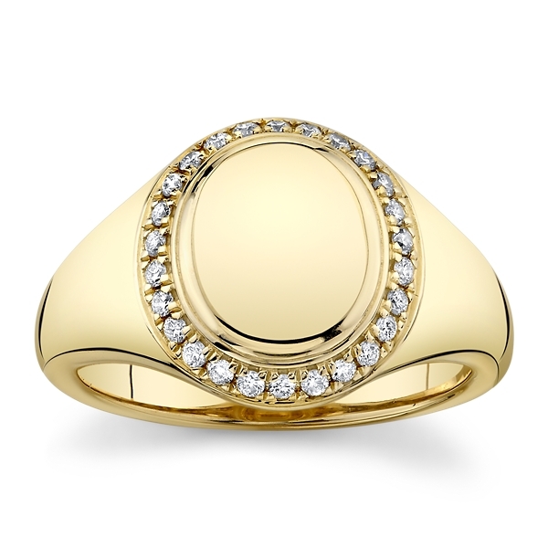 14k Yellow Gold Diamond Fashion Ring 1/6 ct. tw.