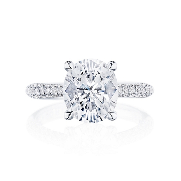 Tacori Platinum Diamond Engagement Ring Setting 1/2 ct. tw.