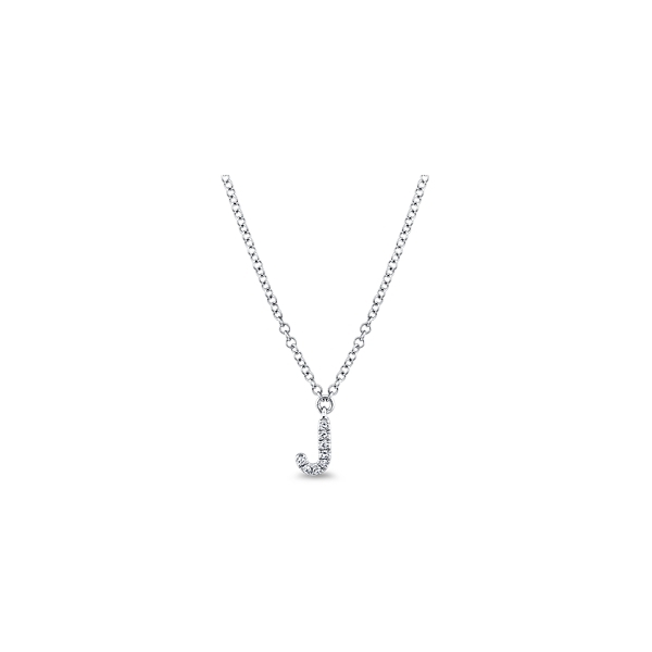 Shy Creation 14k White Gold Diamond Necklace .03 ct. tw.
