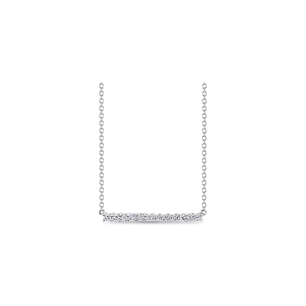 Memoire 18k White Gold Diamond Necklace 1/4 ct. tw.