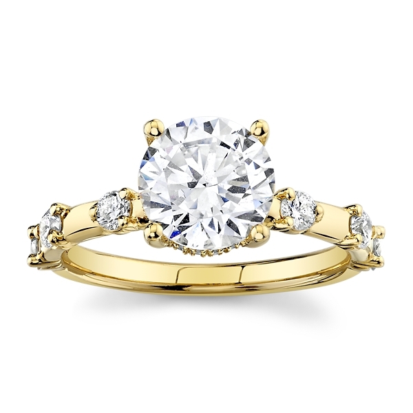 RB Signature THE ICON 14k Yellow Gold Diamond Engagement Ring Setting 1/3 ct. tw.