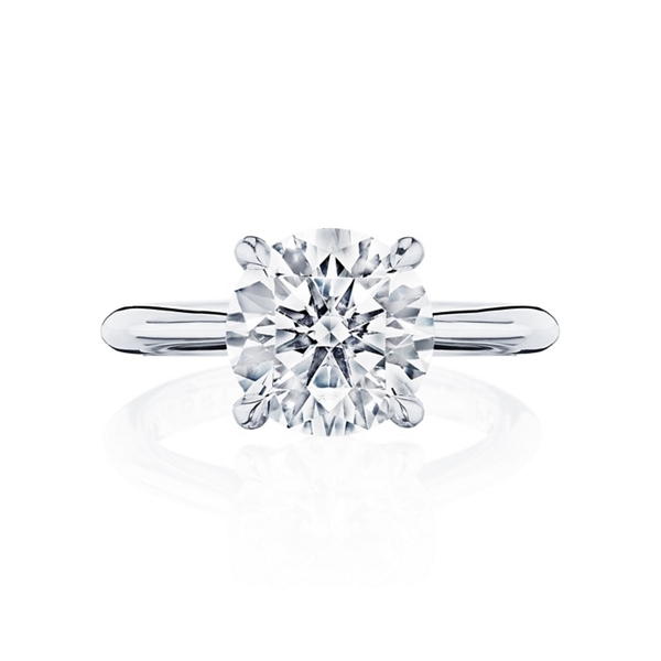Tacori Platinum Diamond Engagement Ring Setting 1/8 ct. tw.