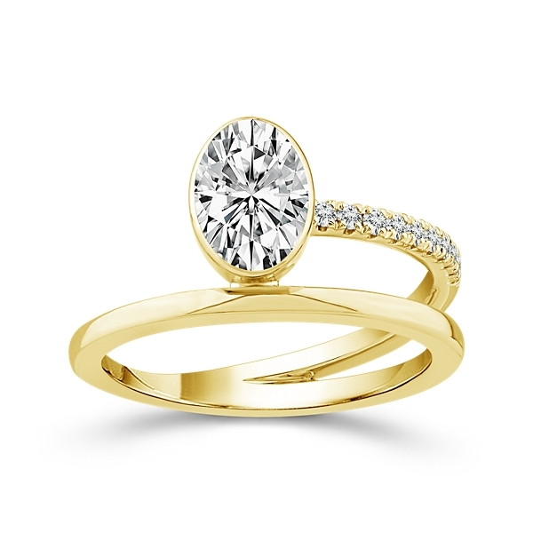 Skyset 14k Yellow Gold Lab-Grown Diamond Fashion Ring 1 ct. tw.