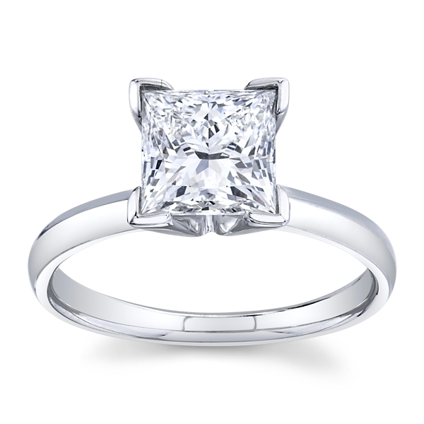 Eternalle Lab-Grown 14k White Gold Lab-Grown Diamond Engagement Ring 2 ct. tw.