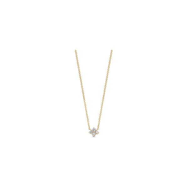 Sara Weinstock 18k Yellow Gold Diamond Necklace 3/8 ct. tw.
