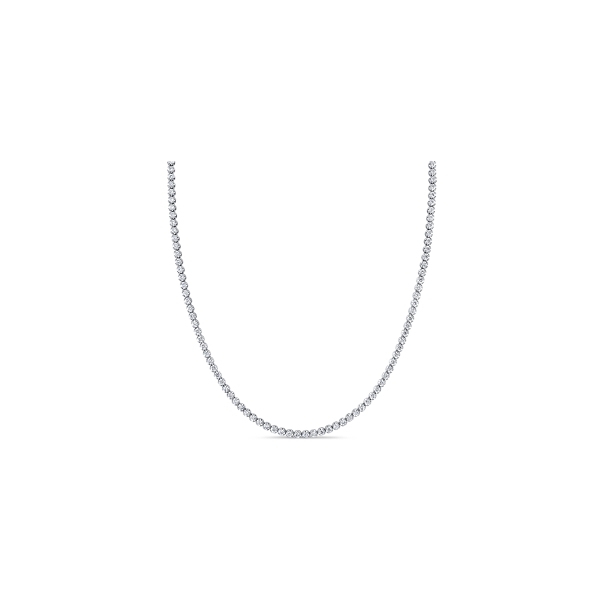14k White Gold Diamond Necklace 5 ct. tw.
