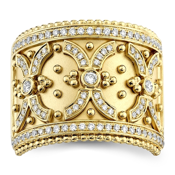 Doves 18k Yellow Gold Diamond Fashion Ring 3/8 ct. tw.