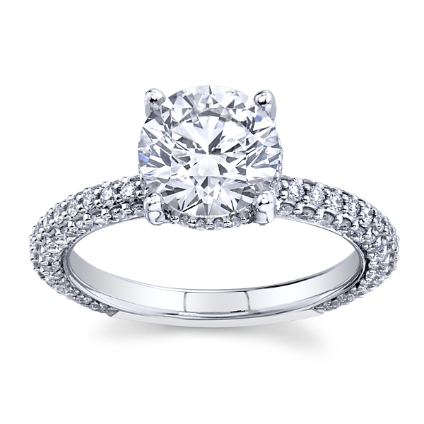 Eternalle Lab-Grown 14k White Gold Diamond Engagement Ring 2 3/4 ct. tw.