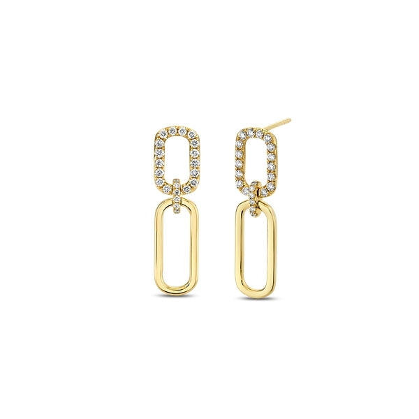 Doves 18k Yellow Gold Diamond Earrings 1/2 ct. tw.
