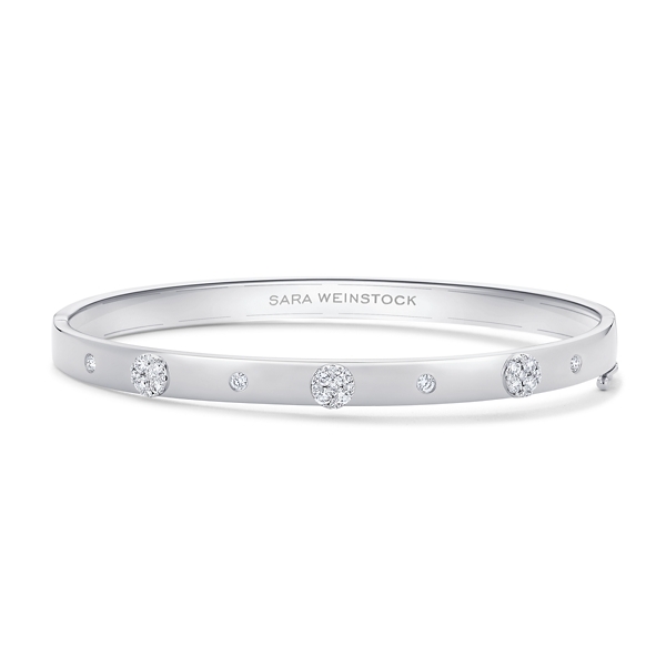 Sara Weinstock 18k White Gold Diamond Bracelet 3/8 ct. tw.