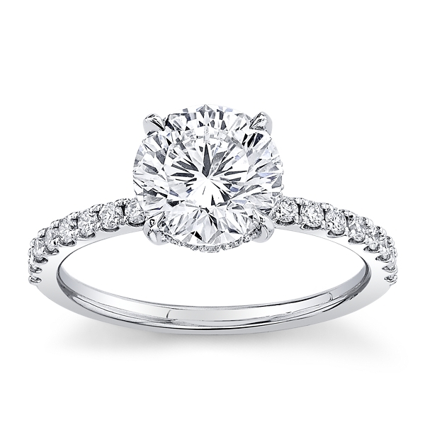 Christopher Designs Lab-Grown 14k White Gold Diamond Engagement Ring 2 1/4 ct. tw.