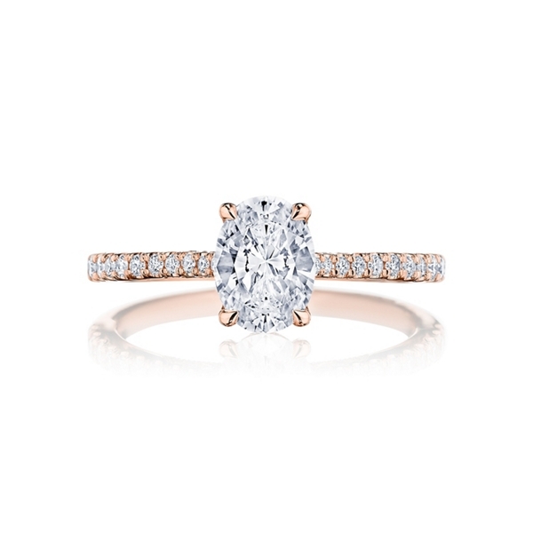 Tacori 18k Rose Gold Diamond Engagement Ring Setting 1/3 ct. tw.