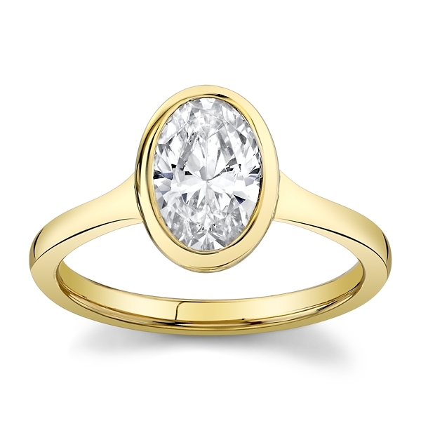 RB Signature THE MINIMALIST 14k Yellow Gold Engagement Ring Setting