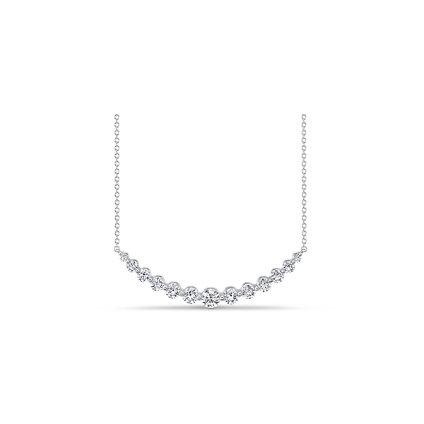 Memoire 18k White Gold Diamond Necklace 2 ct. tw.