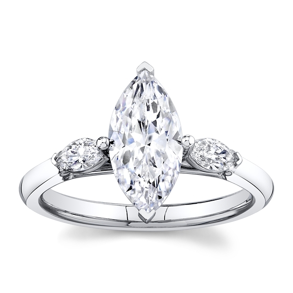 RB Signature The Isla 14k White Gold Diamond Engagement Ring Setting 1/3 ct. tw.