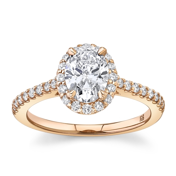 Eternalle Lab-Grown 14k Rose Gold Diamond Engagement Ring 1 1/4 ct. tw.