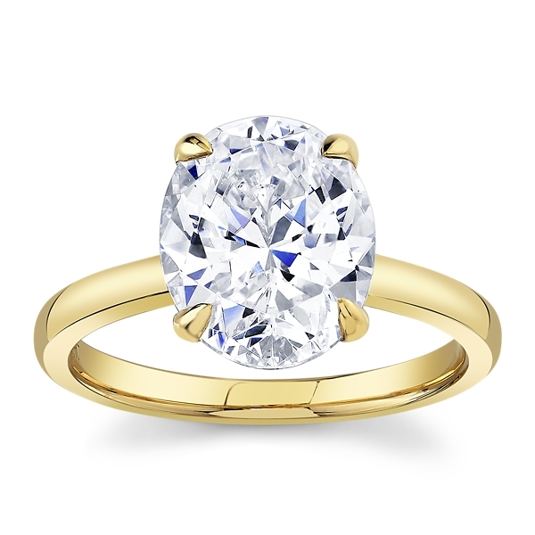 RB Signature 14k Yellow Gold Diamond Engagement Ring Setting 1/6 ct. tw.