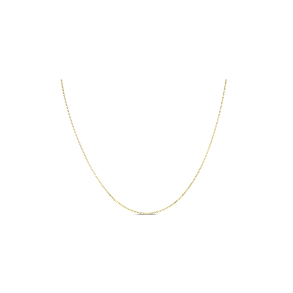 14k Yellow Gold 22" Adjustable Box Chain Necklace