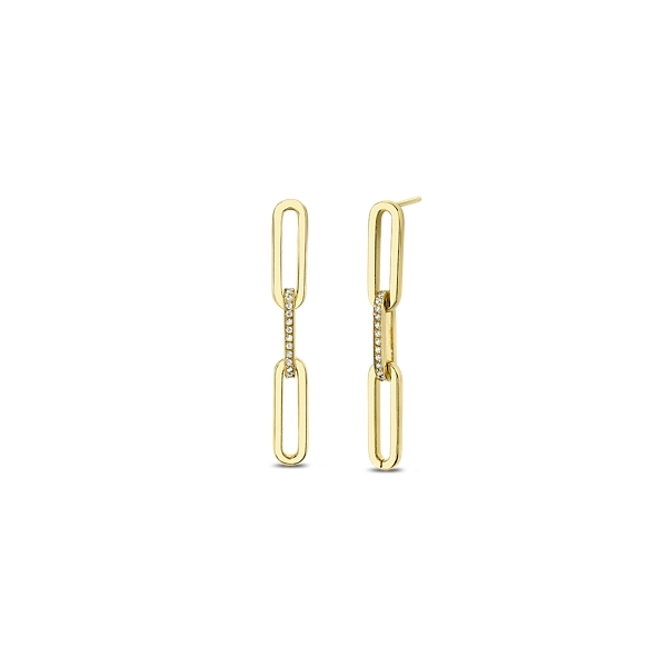 14k Yellow Gold Diamond Earrings 1/8 ct. tw.