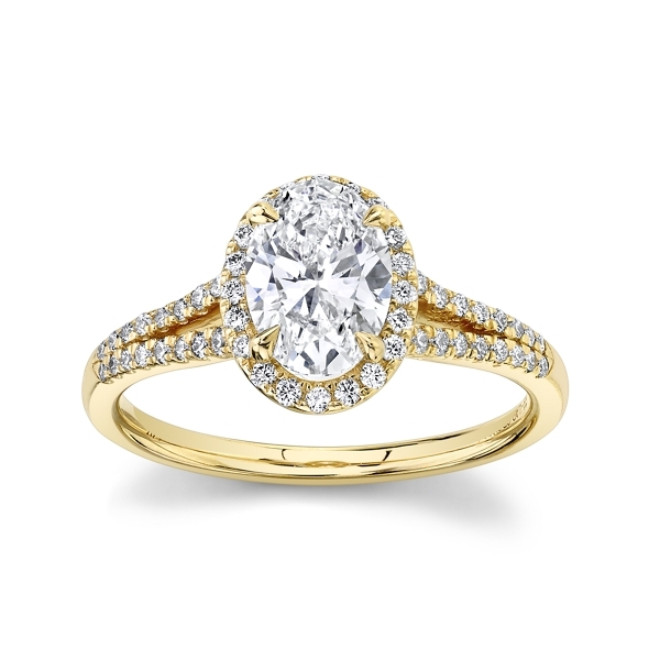 Eternalle Lab-Grown 14k Yellow Gold Diamond Engagement Ring 1 1/4 ct. tw.