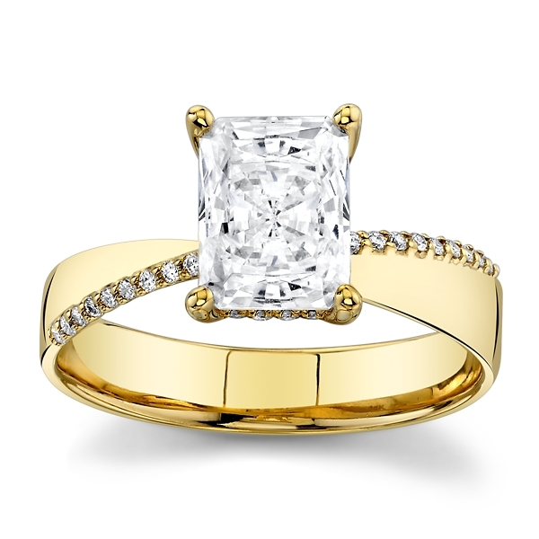 RB Signature THE MAXIMALIST 14k Yellow Gold Diamond Engagement Ring Setting 1/10 ct. tw.
