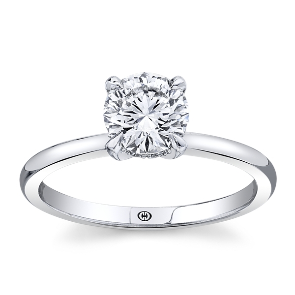 Christopher Designs Lab-Grown 14k White Gold Diamond Engagement Ring 1 ct. tw.