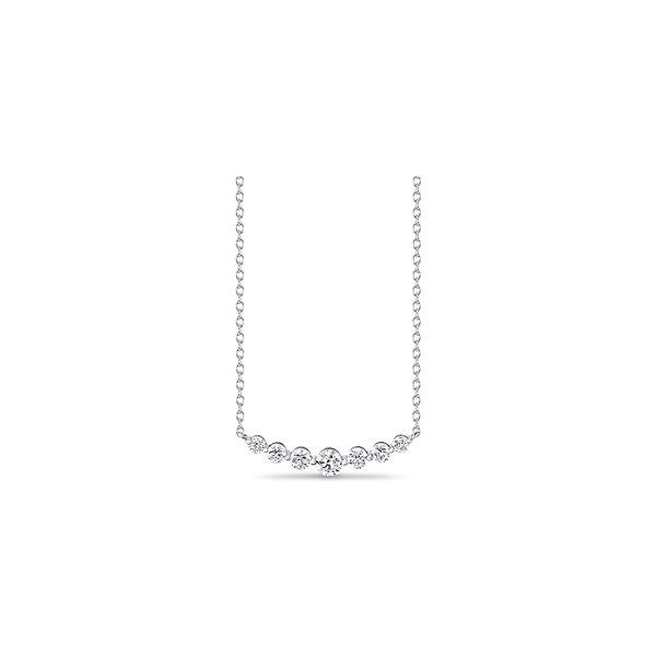 14k White Gold Diamond Necklace 1 ct. tw.