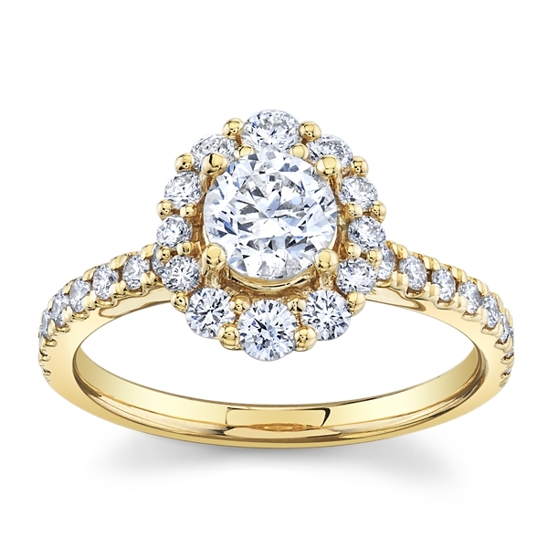 Utwo 14k Yellow Gold Diamond Engagement Ring 1 1/4 ct. tw.