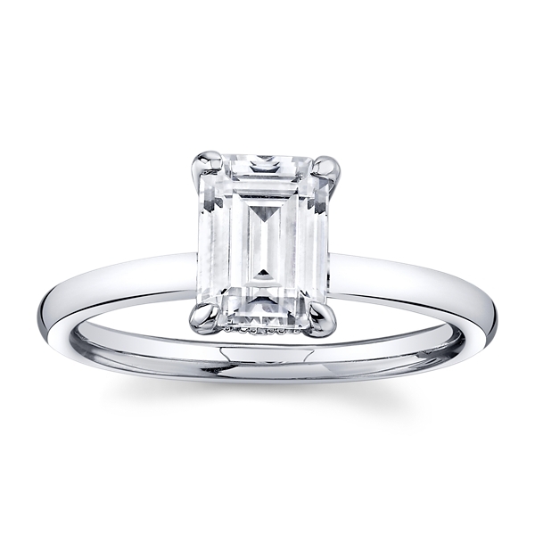 Platinum Diamond Engagement Ring Setting .06 ct. tw.