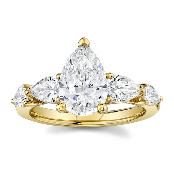 Eternalle Lab-Grown 14k Yellow Gold Diamond Engagement Ring 3 ct. tw.