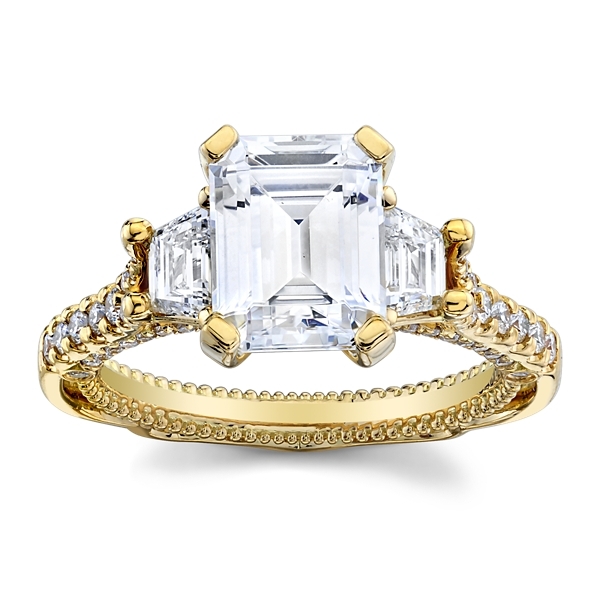 Verragio 18k Yellow Gold Diamond Engagement Ring Setting 7/8 ct. tw.