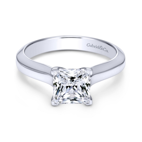Gabriel & Co. 14k White Gold Engagement Ring Setting