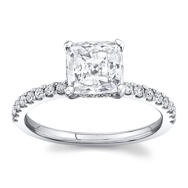 Christopher Designs Lab-Grown 14k White Gold Diamond Engagement Ring 1 1/3 ct. tw.