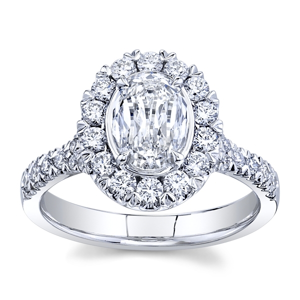 Christopher Designs Lab-Grown 14k White Gold Diamond Engagement Ring 1 3/4 ct. tw.