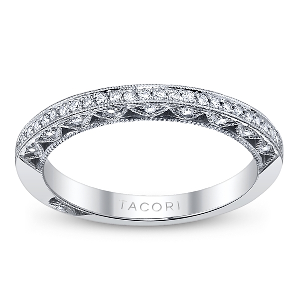 Tacori 18k White Gold Diamond Wedding Ring 1/5 ct. tw.
