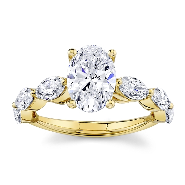 Eternalle Lab-Grown 14k Yellow Gold Diamond Engagement Ring 2 3/4 ct. tw.