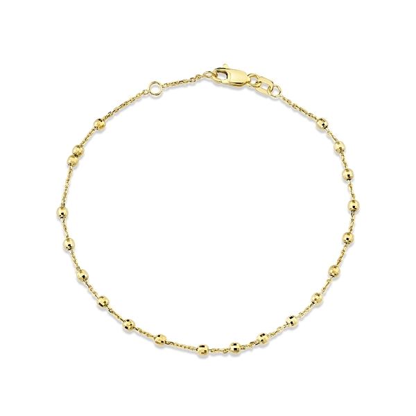 14k Yellow Gold 7.50" Chain Bracelet