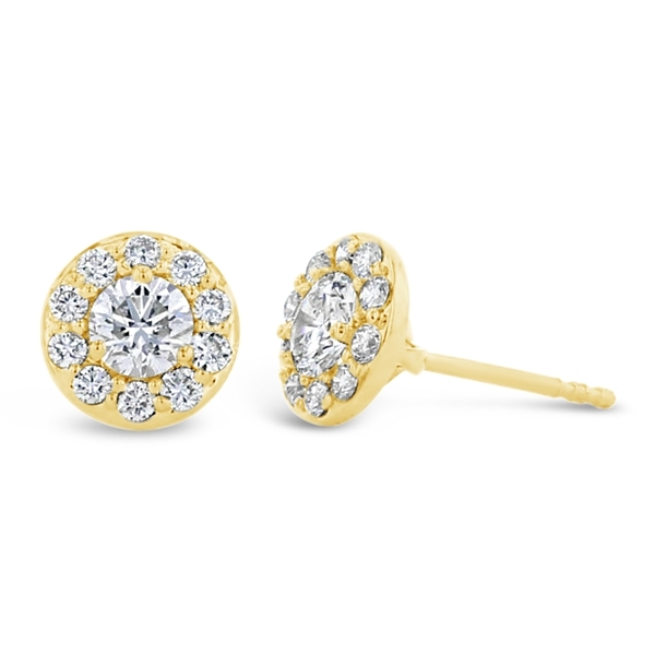 Eternalle Lab-Grown 14k Yellow Gold Diamond Earrings 1 ct. tw.