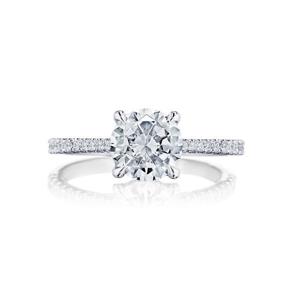 Tacori Platinum Diamond Engagement Ring Setting 1/3 ct. tw.