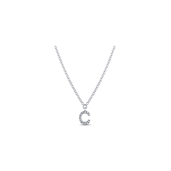 Shy Creation 14k White Gold Diamond Necklace .04 ct. tw.