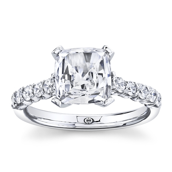 Christopher Designs Lab-Grown 14k White Gold Diamond Engagement Ring 2 ct. tw.