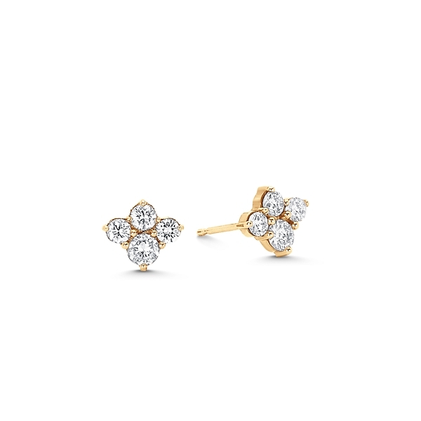 Sara Weinstock 18k Yellow Gold Diamond Earrings 3/4 ct. tw.
