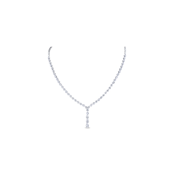 14k White Gold Diamond Necklace 2 1/2 ct. tw.