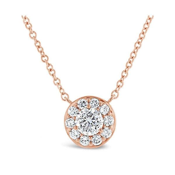 Eternalle Lab-Grown 14k Rose Gold Diamond Necklace 1 ct. tw.