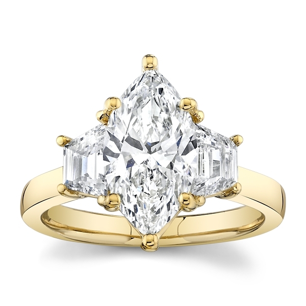 Eternalle Lab-Grown 14k Yellow Gold Diamond Engagement Ring 2 1/2 ct. tw.