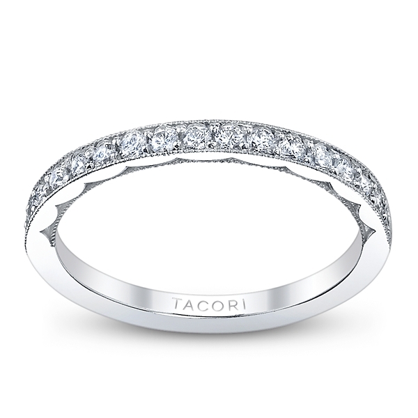 Tacori Platinum Diamond Wedding Ring 1/3 ct. tw.