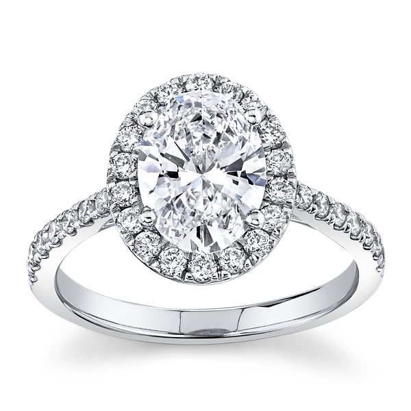 Eternalle Lab-Grown 14k White Gold Diamond Engagement Ring 2 ct. tw.