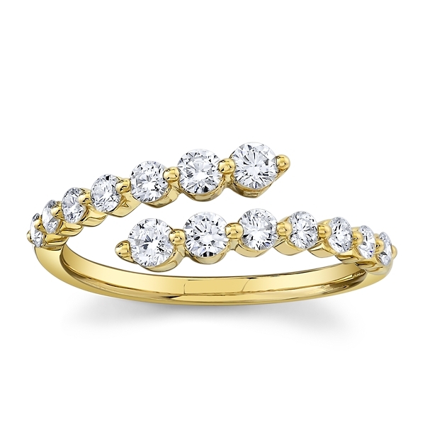 14k Yellow Gold Diamond Wedding Ring 1/2 ct. tw.
